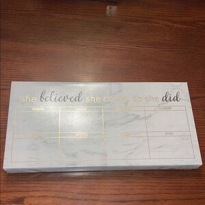 Dry Erase Weekly Planner Pad